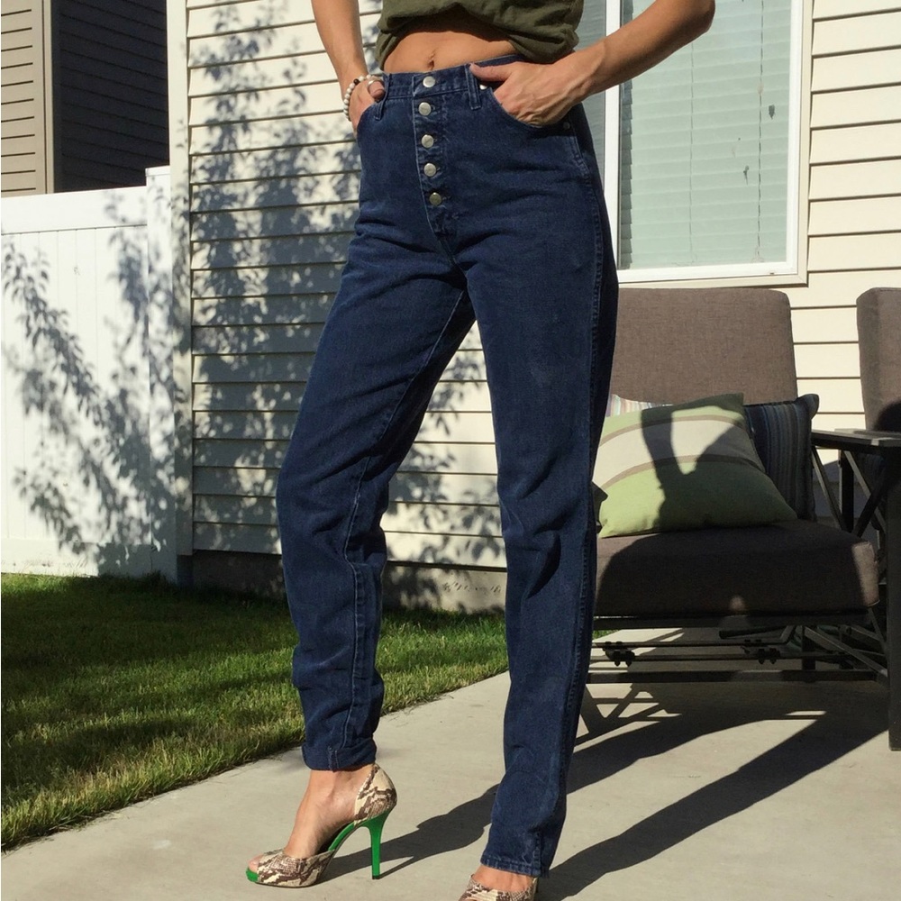 Vintage 90s Wrangler Bareback High Rise Ribcage Jeans 100% Cotton